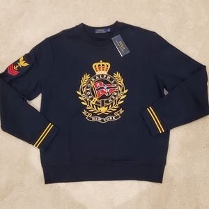Polo Newport Flags Crest Sweatshirt L